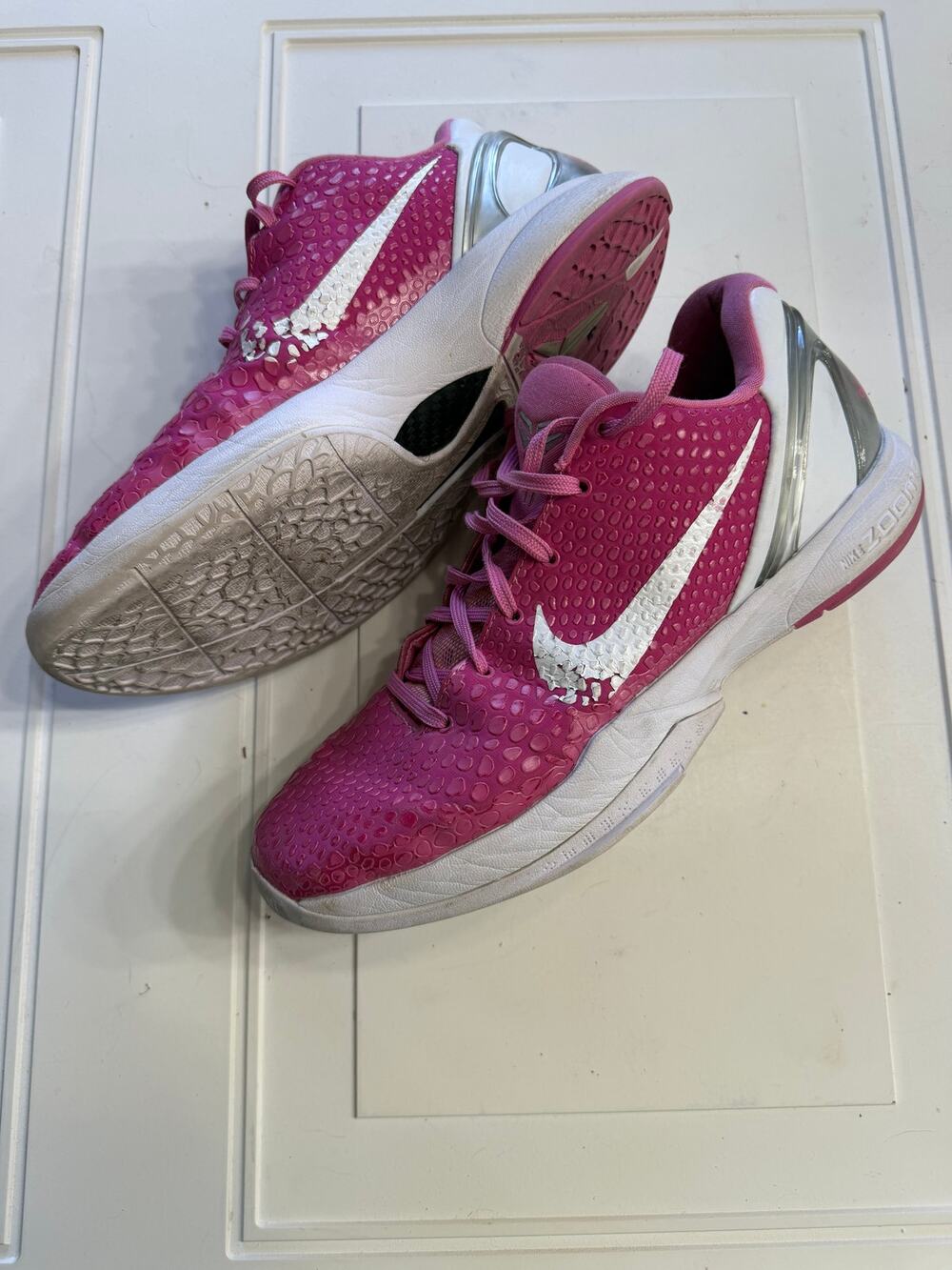 Nike Mens Sz 11 Kobe Protro Think Pink Mamba Snake Basketball Sneakers Shoes